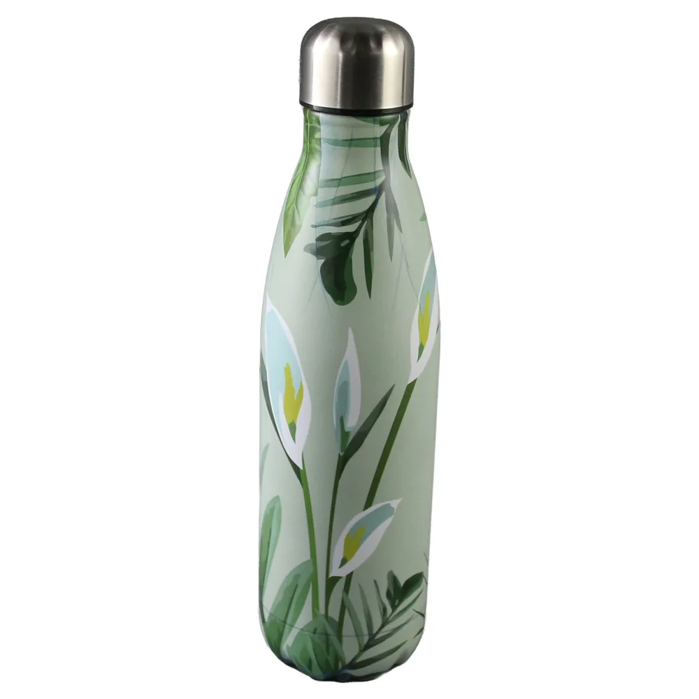 Sticla termos din inox 500 ml motive florale Sticla termos din inox 500 ml motive florale
