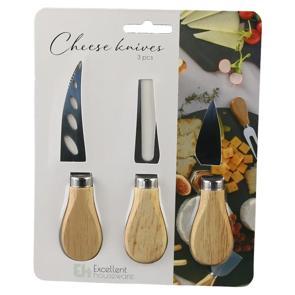 Set 3 cutite pentru branzaturi Excellent Houseware Set 3 cutite pentru branzaturi Excellent Houseware