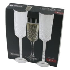 Set 2 pahare sampanie 175 ml Barware Excellent Houseware