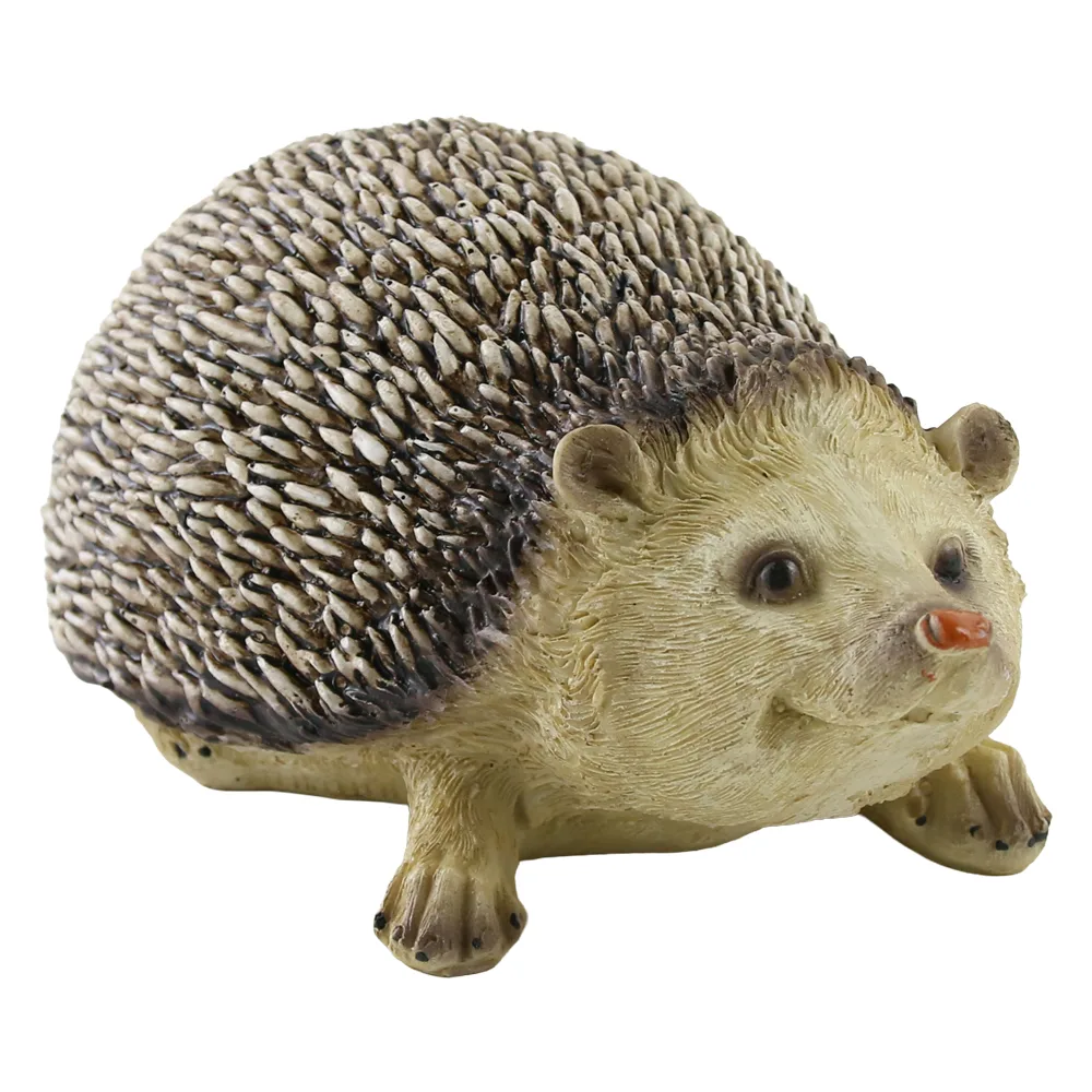 Figurina decorativa de gradina Arici din rasina 19 x 12 x 9.5 cm