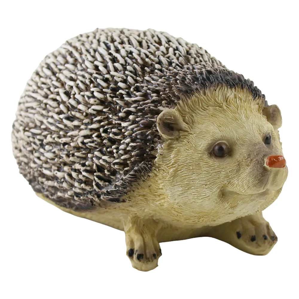 Figurina decorativa de gradina Arici din rasina 19 x 12 x 9.5 cm