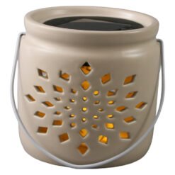 Lampa solara decorativa din ceramica 9 x 9 cm