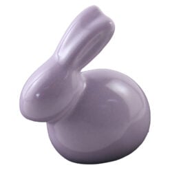 Iepuras din ceramica 6 x 7 cm culori variate