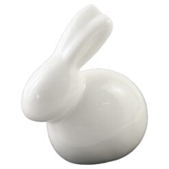 Iepuras din ceramica 6 x 7 cm culori variate