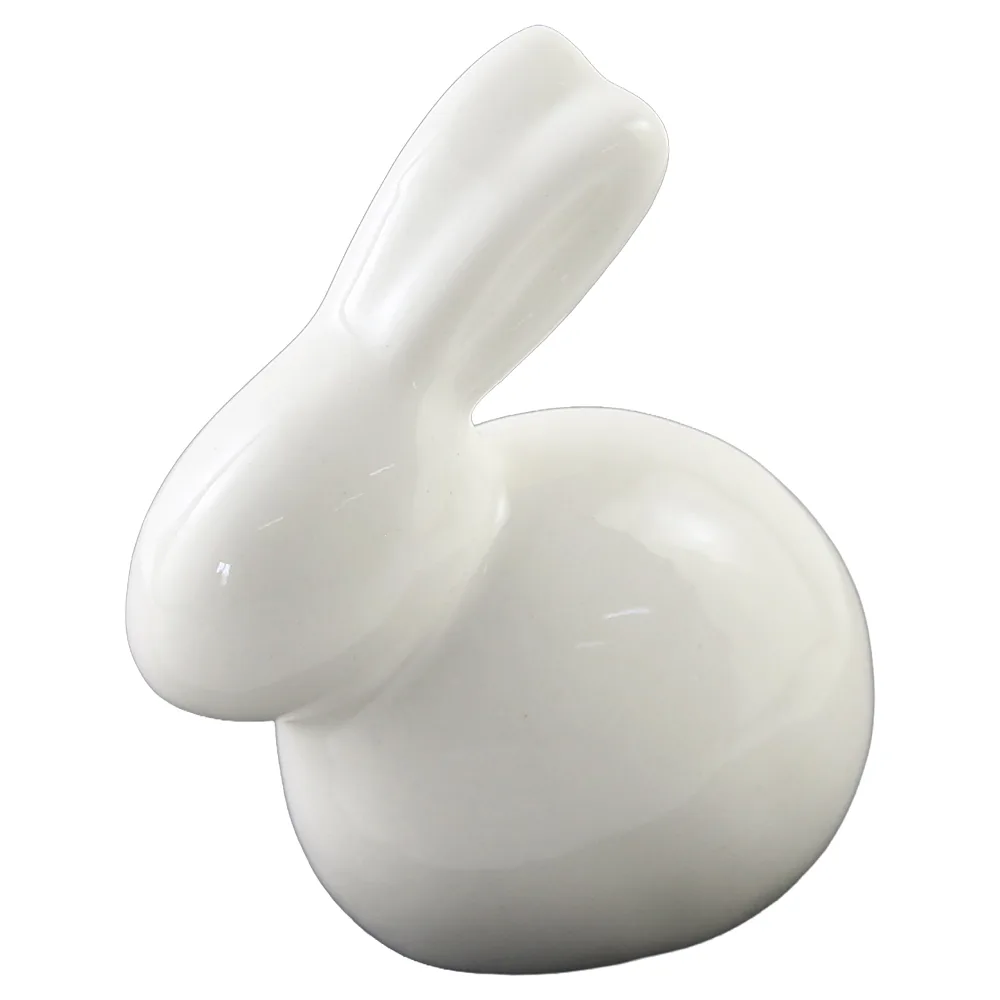 Iepuras din ceramica 6 x 7 cm culori variate
