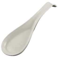 Suport pentru linguri din ceramica alba 7.5 x 23 cm