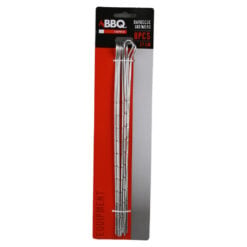 Set 8 tepuse metalice pentru gratar BBQ 27 cm