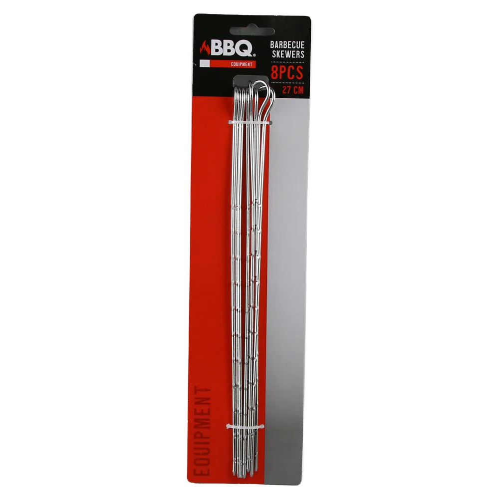 Set 8 tepuse metalice pentru gratar BBQ 27 cm Set 8 tepuse metalice pentru gratar BBQ 27 cm