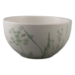 Bol ceramic cu imprimeuri florale 14 x 7.5 cm