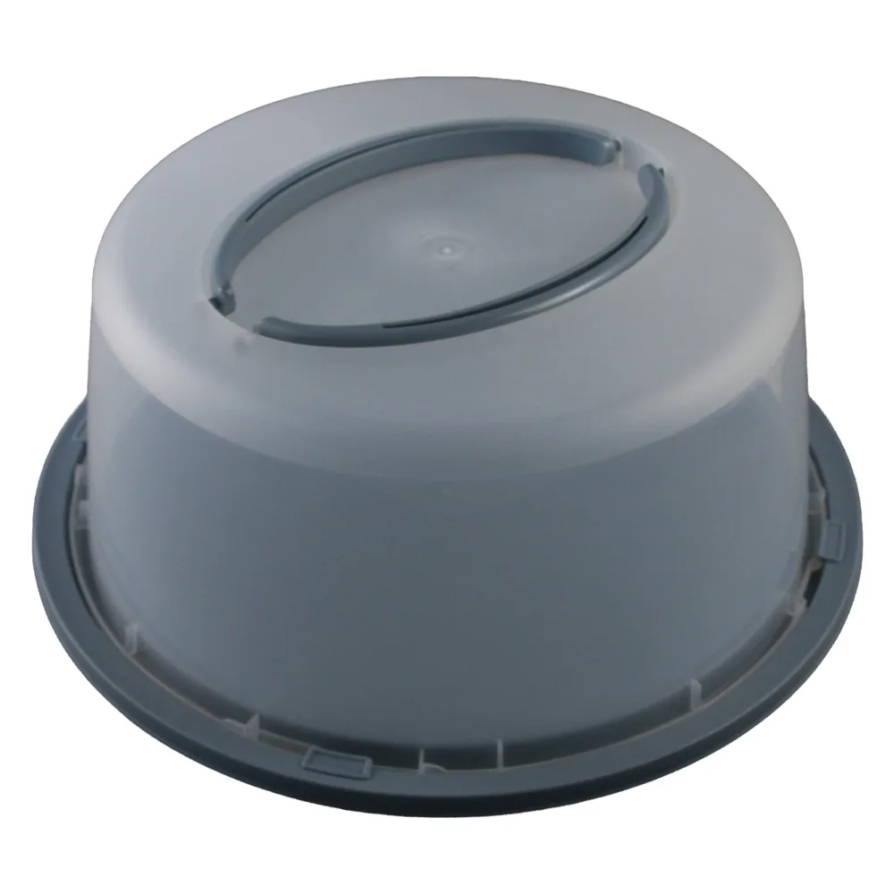 Suport tort rotund cu capac din plastic 34 x 15 cm Suport tort rotund cu capac din plastic 34 x 15 cm