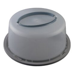 Suport tort rotund cu capac din plastic 34 x 15 cm