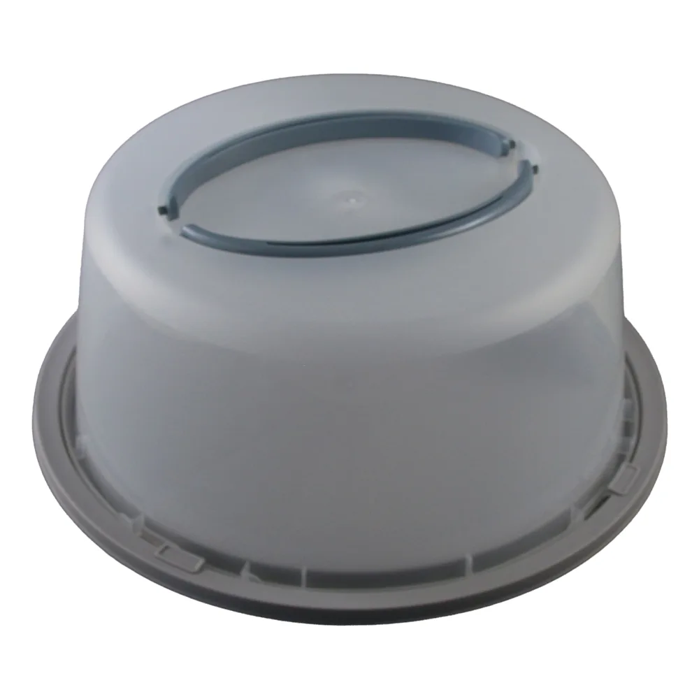 Suport tort rotund cu capac din plastic 34 x 15 cm Suport tort rotund cu capac din plastic 34 x 15 cm