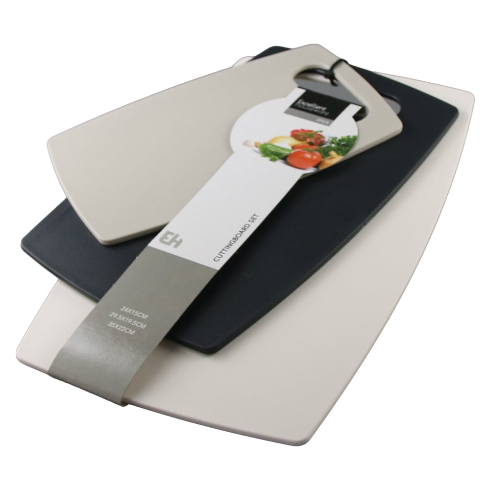 Set 3 tocatoare din plastic 35 x 22 cm / 29.5 x 19.5 cm / 24 x 15 cm Set 3 tocatoare din plastic 35 x 22 cm / 29.5 x 19.5 cm / 24 x 15 cm