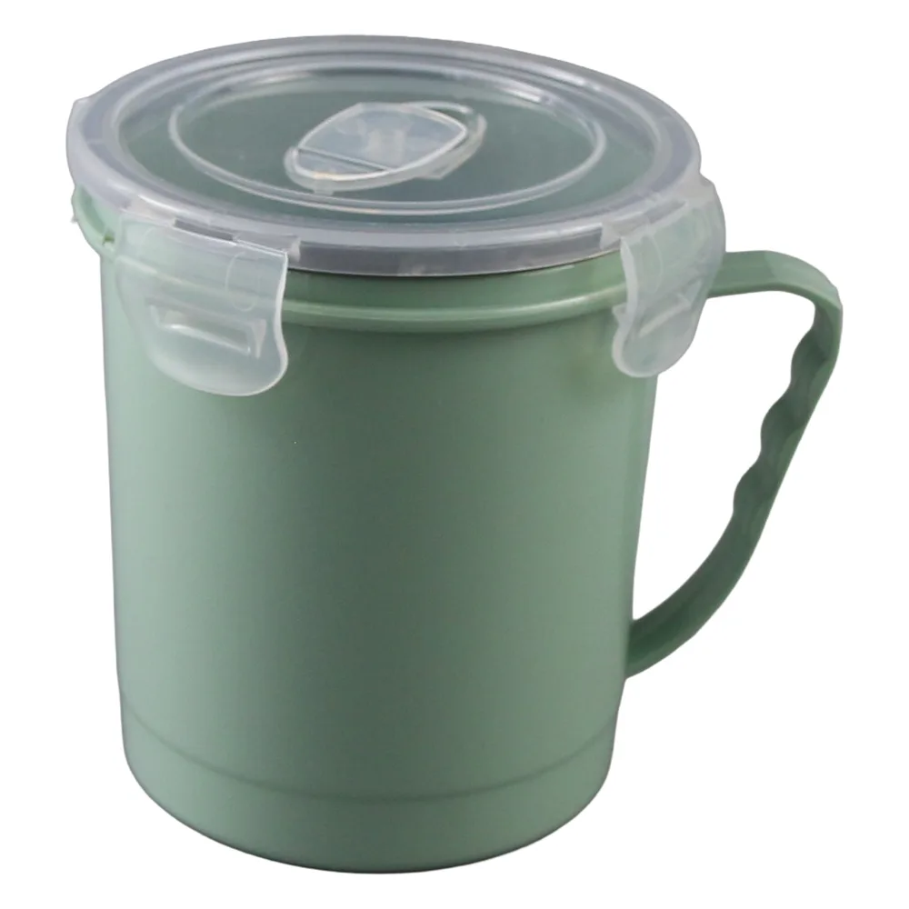 Cana din plastic pentru microunde cu capac 600 ml Cana din plastic pentru microunde cu capac 600 ml