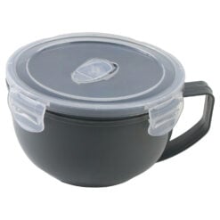 Cana Jumbo din plastic pentru microunde cu capac 1000 ml