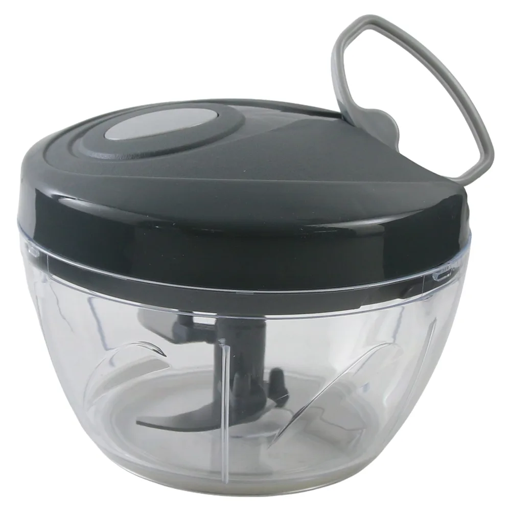 Tocator manual pentru legume din plastic cu 3 lame din otel Excellent Houseware