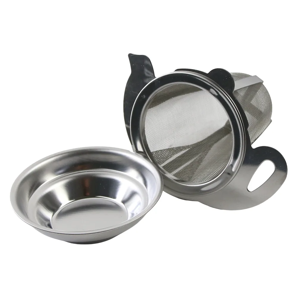 Filtru de ceai metalic cu suport 10 x 7 cm Excellent Houseware Filtru de ceai metalic cu suport 10 x 7 cm Excellent Houseware