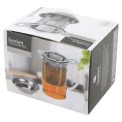 Filtru de ceai metalic cu suport 10 x 7 cm Excellent Houseware