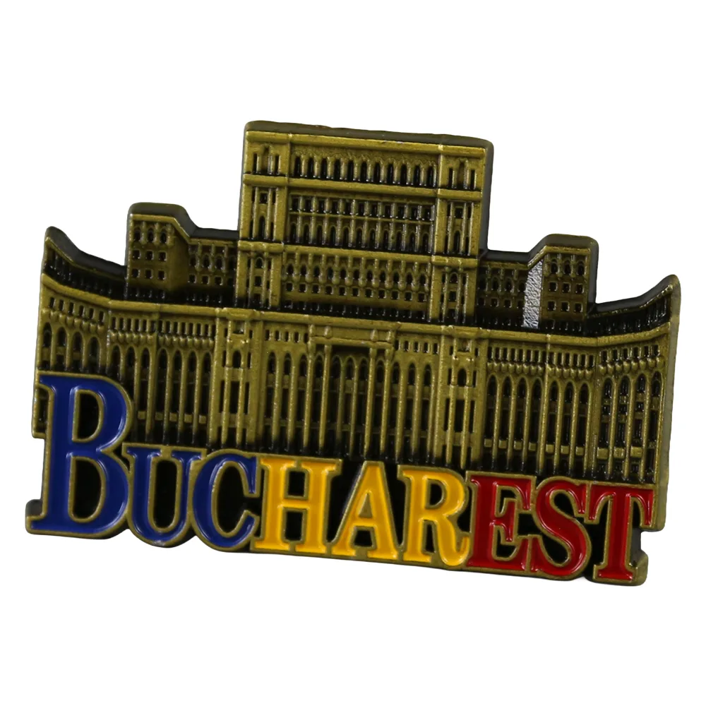 Magnet de frigider metalic "Bucharest"