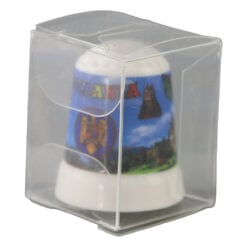 Ornament degetar din ceramica "Romania" 3 cm - se vinde 12 buc./cut.