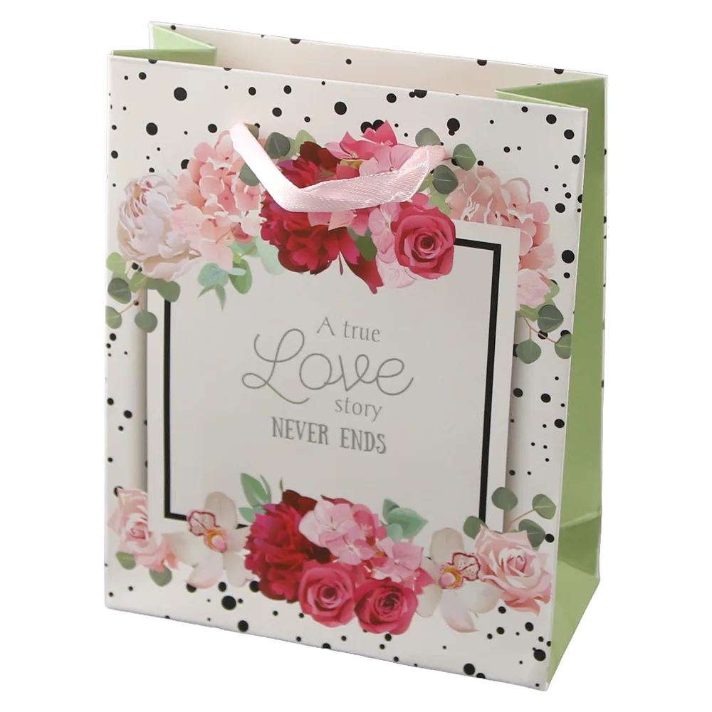 Punga cadou din hartie 11 x 14 cm "A true Love story never ends" Punga cadou din hartie 11 x 14 cm "A true Love story never ends"