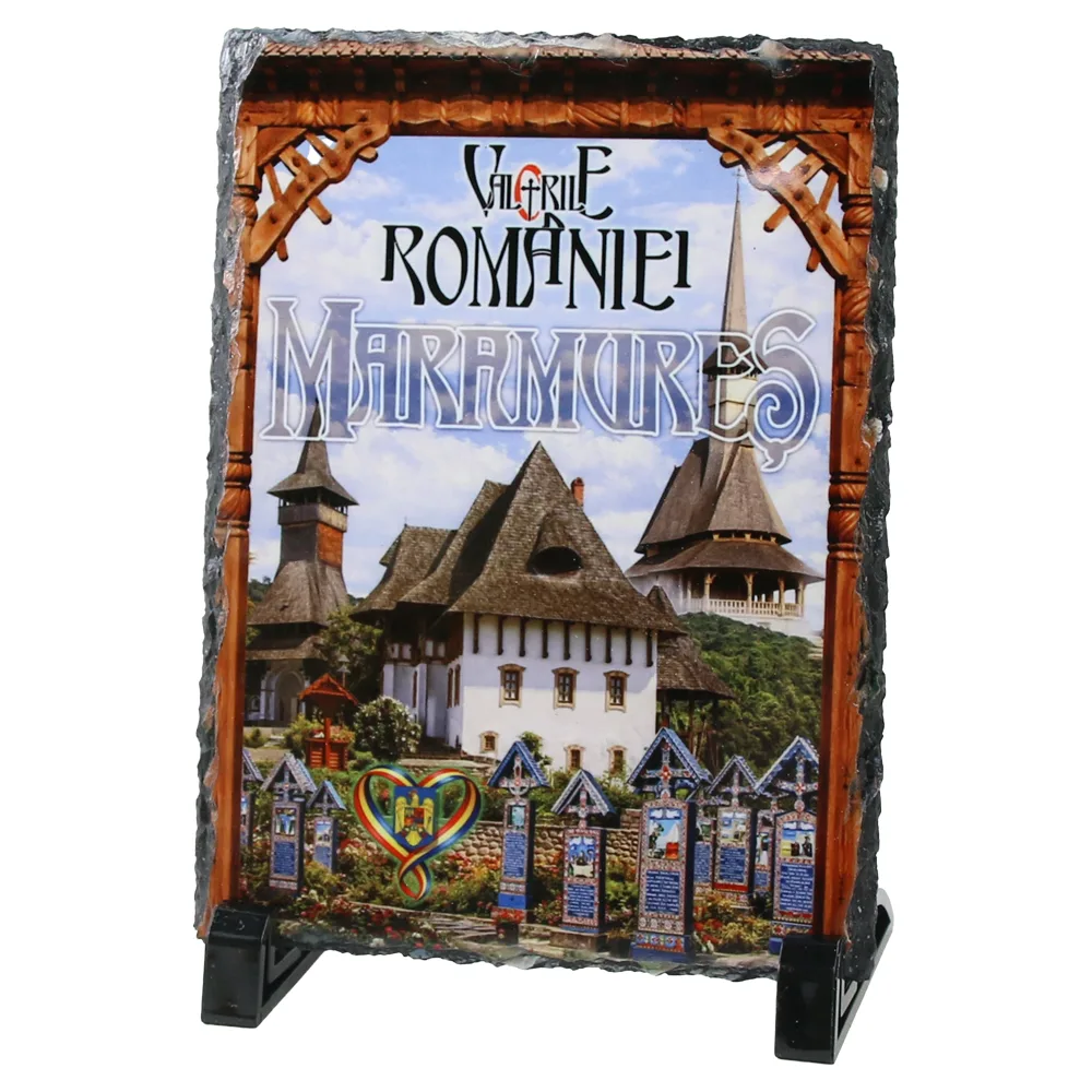 Placa din ardezie Maramures 14 x 19 cm Placa din ardezie Maramures 14 x 19 cm