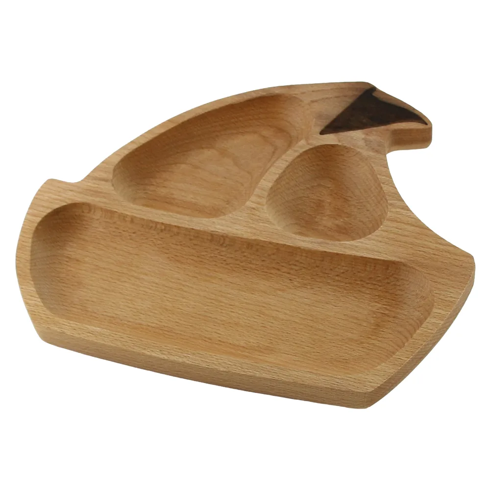 Platou din lemn cu 3 compartimente Vapor 24 x 21 cm Platou din lemn cu 3 compartimente Vapor 24 x 21 cm