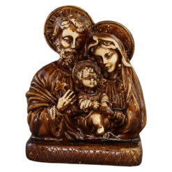 Statueta din ipsos Sfanta Familie 10 x 6 x 14 cm