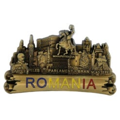 Magnet de frigider din metal 9 x 5 cm