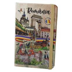 Agenda suvenir Romania 9 x 14 cm Castele si Bucuresti 2 modele
