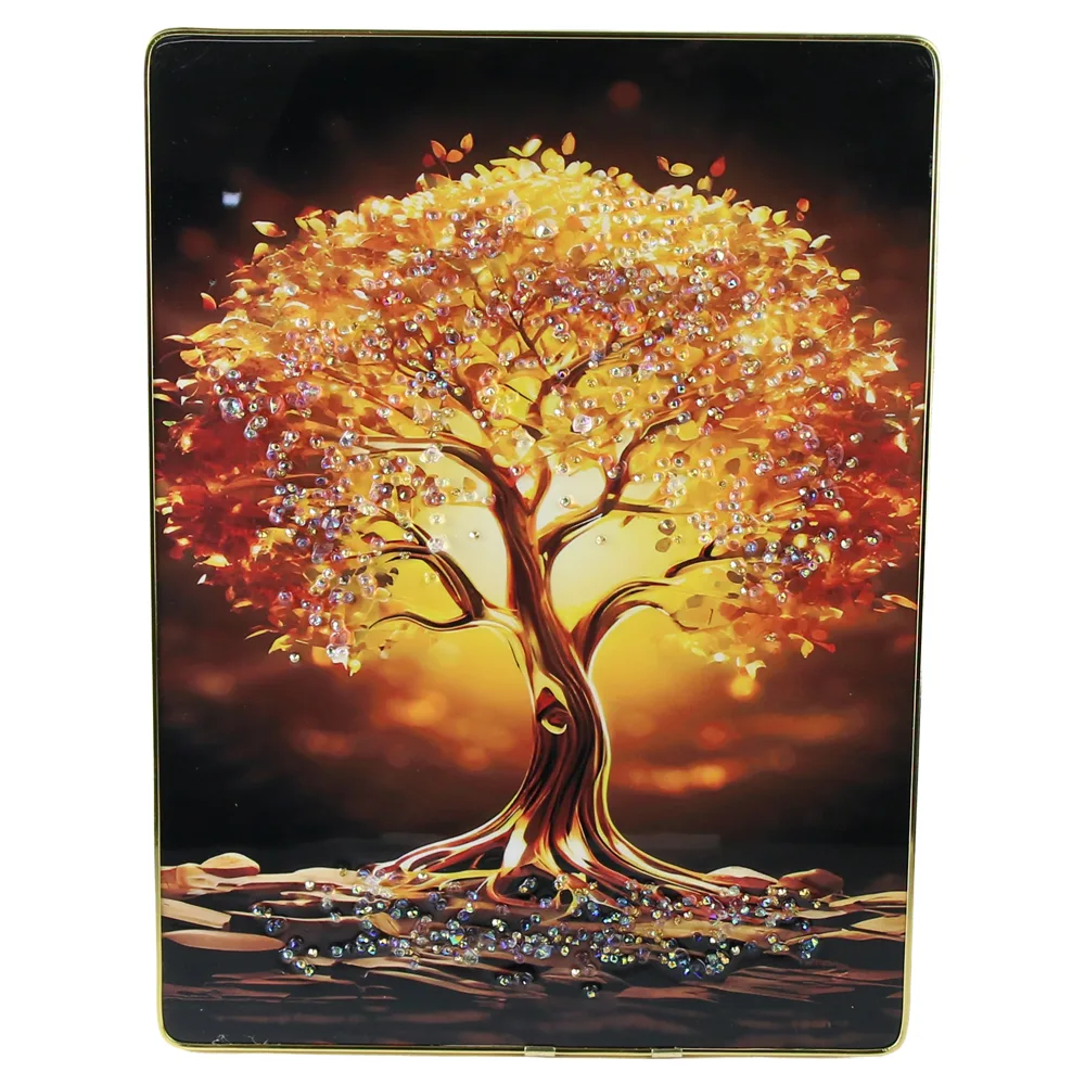 Tablou 3D cu pietricele stralucitoare 30 x 40 cm Copacul fermecat Tablou 3D cu pietricele stralucitoare 30 x 40 cm Copacul fermecat