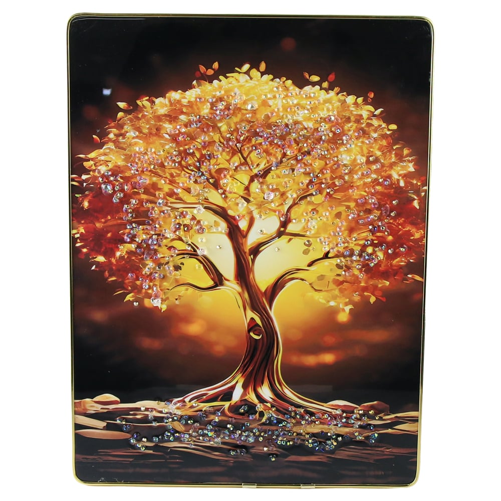 Tablou 3D cu pietricele stralucitoare 30 x 40 cm Copacul fermecat Tablou 3D cu pietricele stralucitoare 30 x 40 cm Copacul fermecat