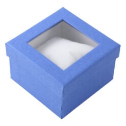 Cutie bijuterii cu fereastra 8.5 x 8.5 cm din carton - Se vinde 6 buc. / pach.