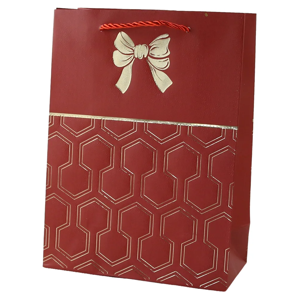 Punga cadou din hartie 26 x 32 cm cu fundita aurie