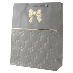 Punga cadou din hartie 31 x 40 cm cu fundita aurie