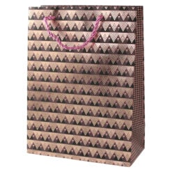 Punga cadou din hartie 18 x 24 cm cu decor lucios