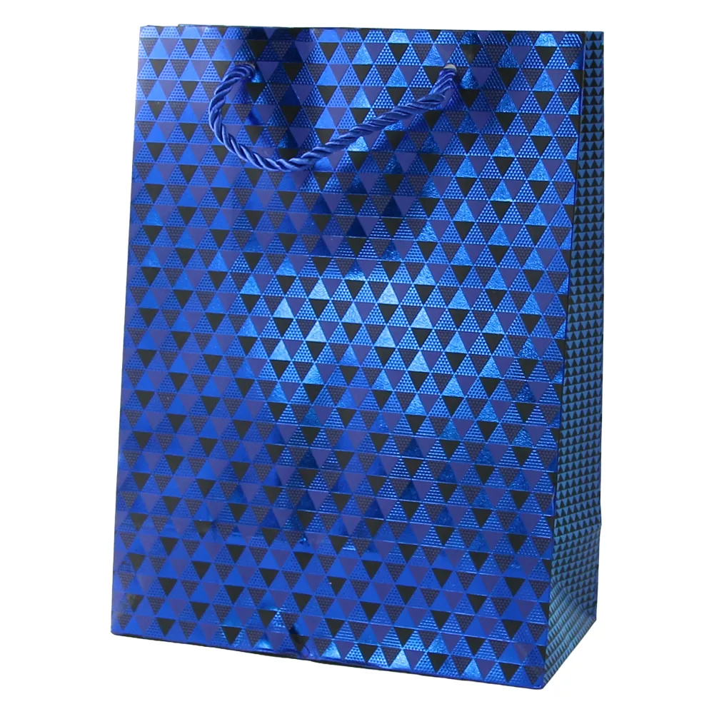 Punga cadou din hartie 18 x 24 cm cu decor lucios