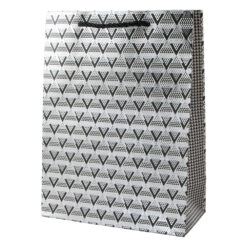 Punga cadou din hartie 26 x 32 cm cu decor lucios