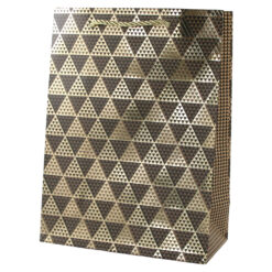 Punga cadou din hartie 26 x 32 cm cu decor lucios