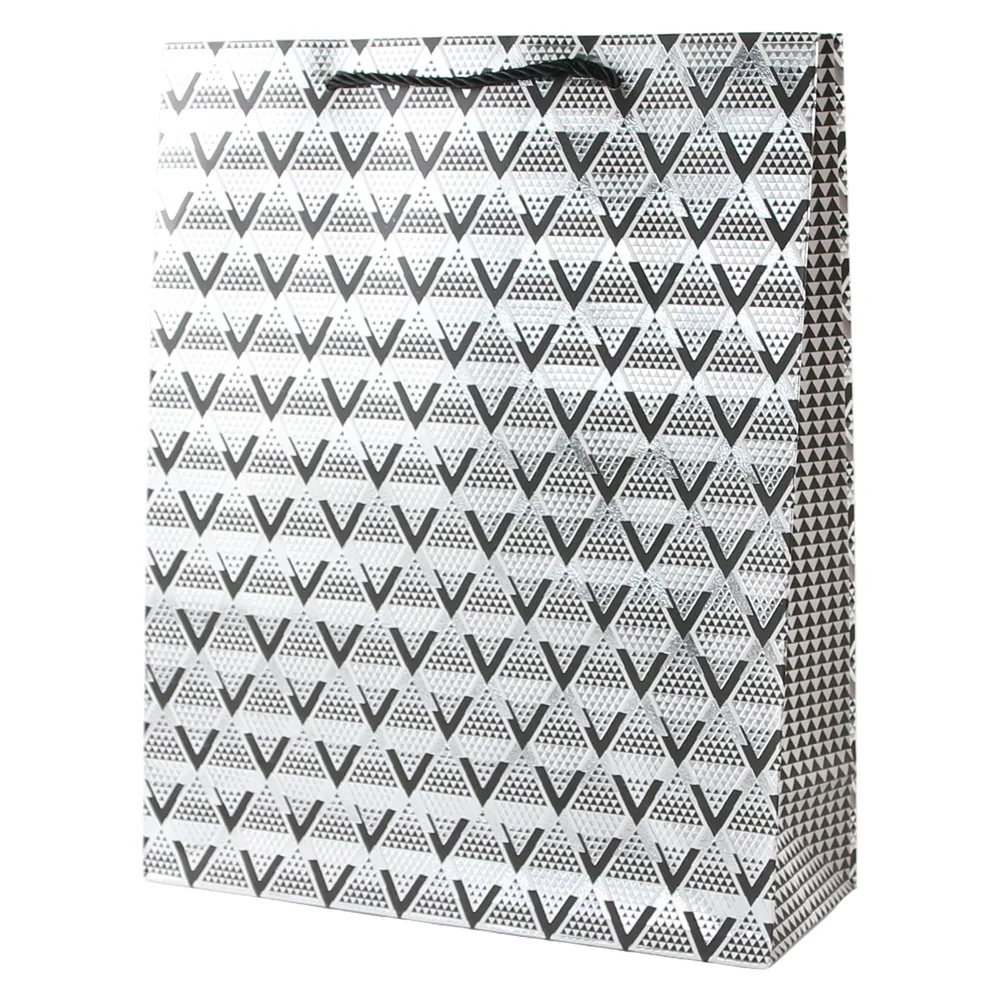 Punga cadou din hartie 31 x 40 cm cu decor lucios
