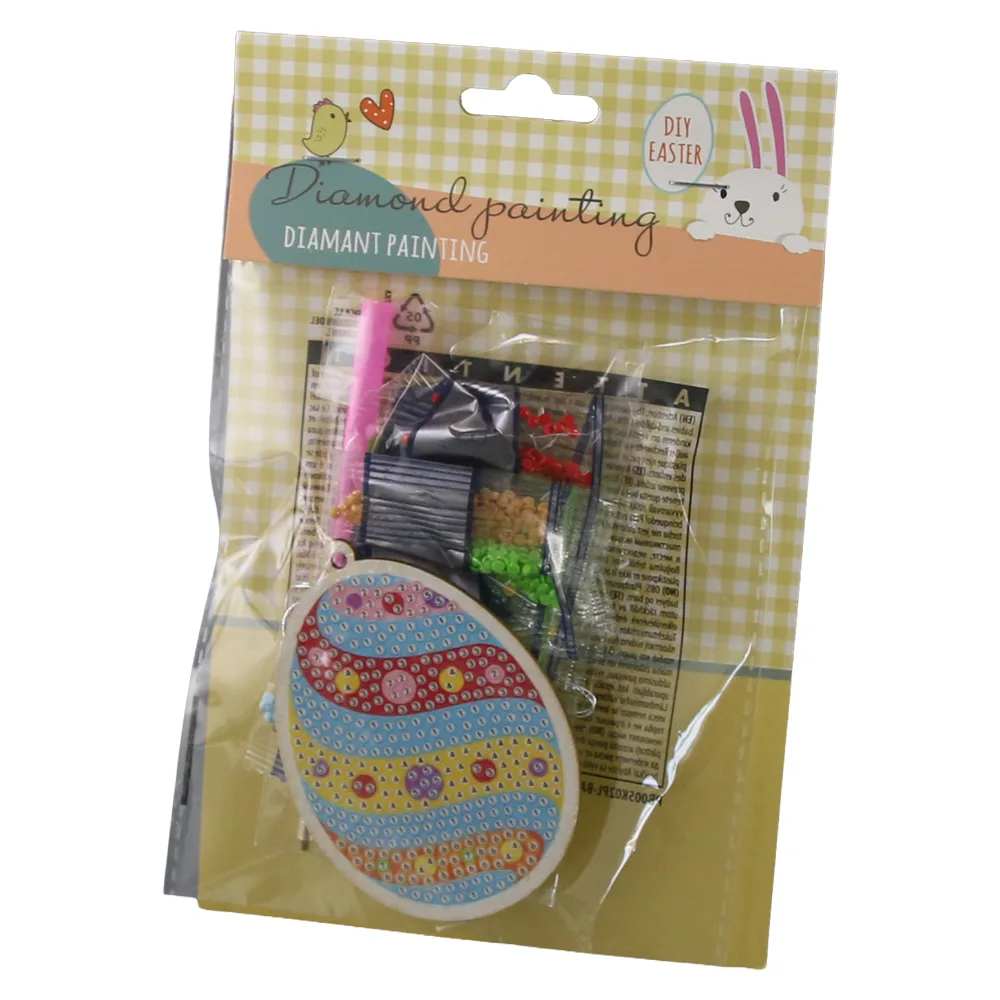 Set pictura cu diamante Diy cu forma ou din lemn