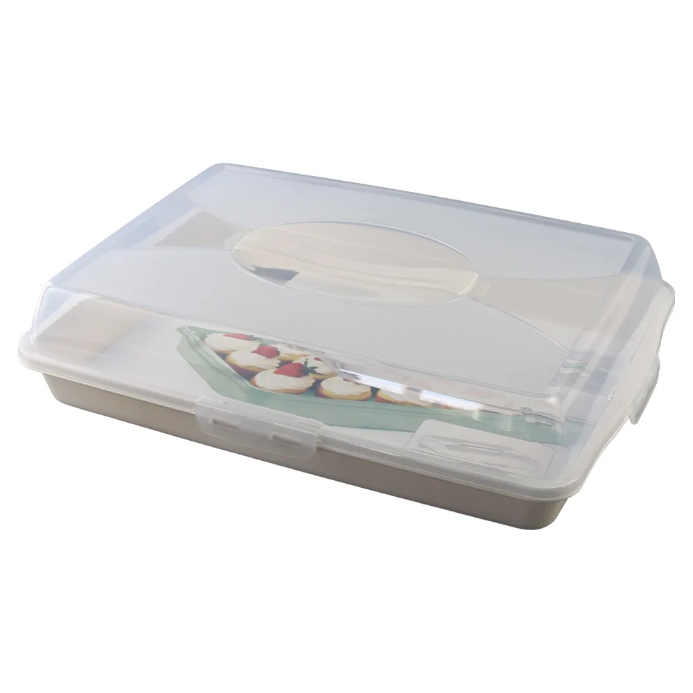 Suport pentru tort si prajituri din plastic cu capac si maner 45 x 31 cm Excellent Houseware Suport pentru tort si prajituri din plastic cu capac si maner 45 x 31 cm Excellent Houseware