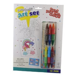 Set de colorat 12 piese Art & Craft