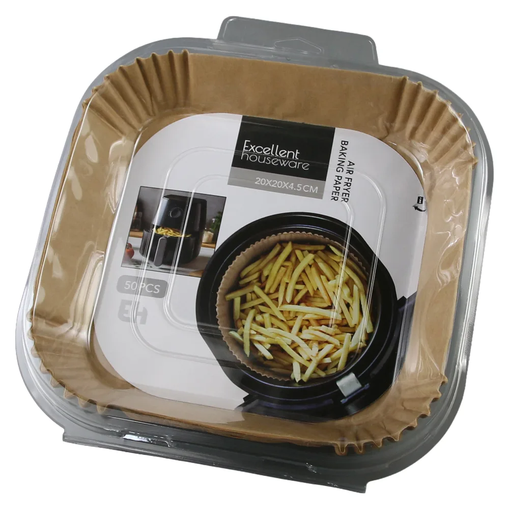 Hartie pentru copt Air Fryer 20 x 20 x 4.5 cm Excellent Houseware Hartie pentru copt Air Fryer 20 x 20 x 4.5 cm Excellent Houseware