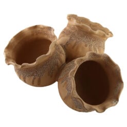 Ghiveci rustic triplu din ceramica 37 x 18 cm