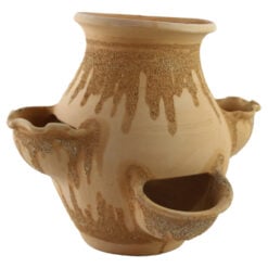 Ghiveci rustic cu buzunare din ceramica 32 x 28 cm