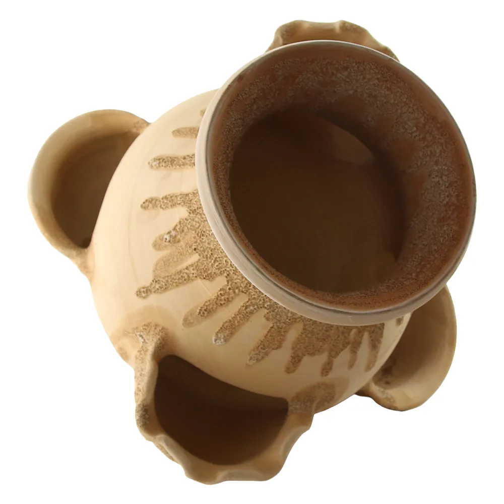Ghiveci rustic cu buzunare din ceramica 32 x 28 cm
