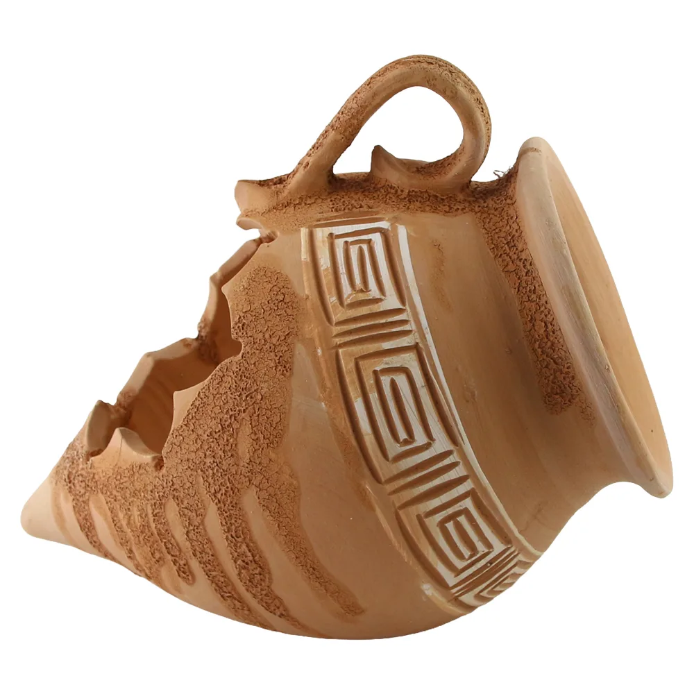 Ghiveci rustic amfora ulcior din ceramica 27 x 18 cm