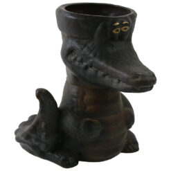 Ghiveci din ceramica Crocodil 13 x 15 cm
