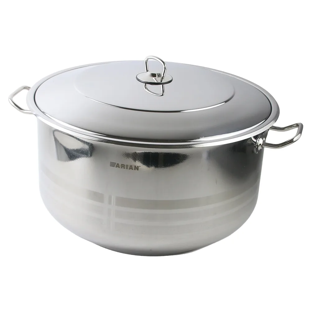 Oala din inox cu capac 40 x 26 cm Arian 33 L Oala din inox cu capac 40 x 26 cm Arian 33 L